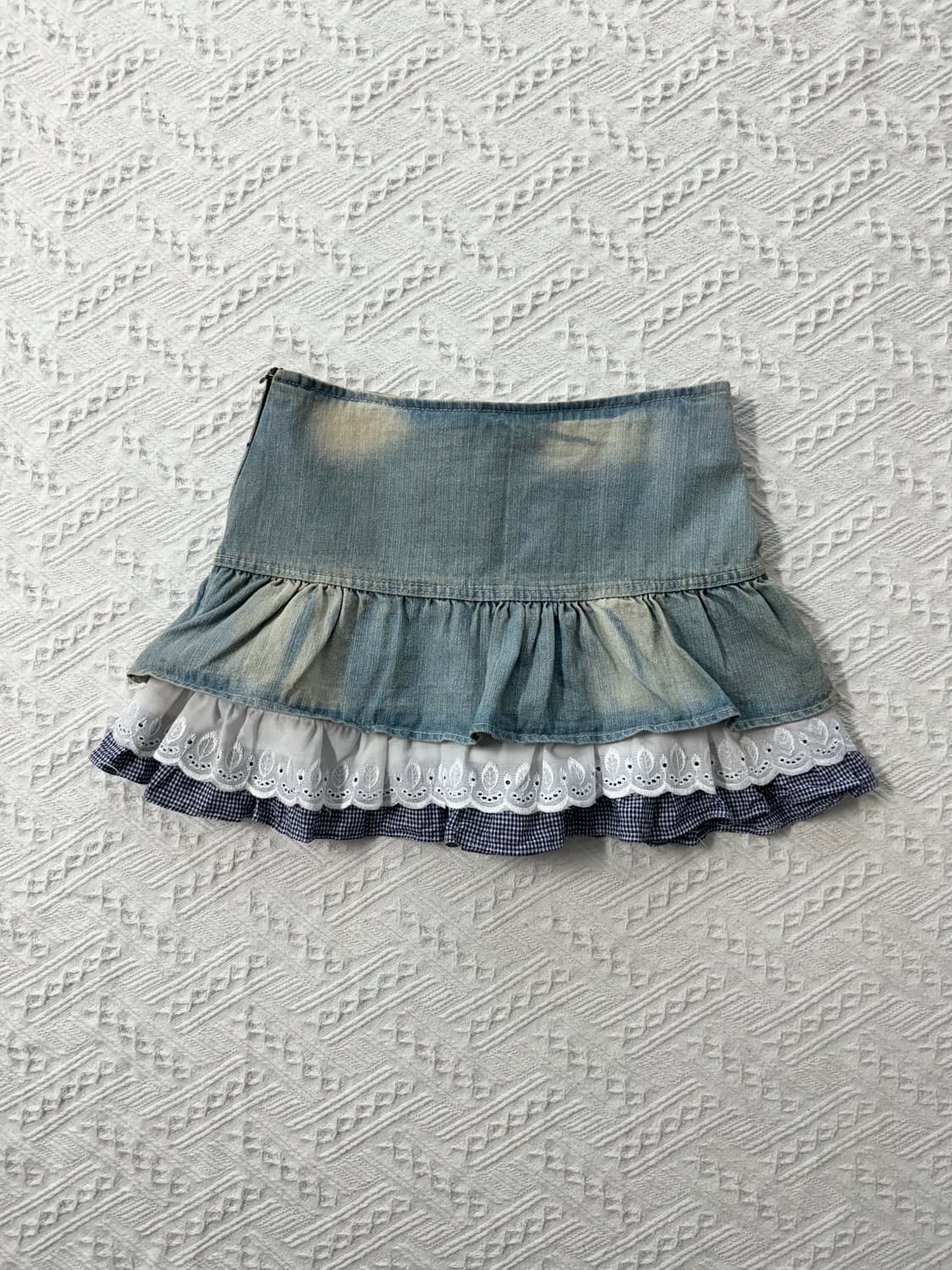 레이스 트리밍 걸리시 레이어드 3pcs SET 상품이미지10