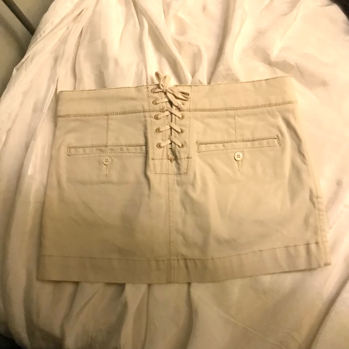 Polo Jeans 폴로진스 로우 아일렛 스커트 상품이미지2