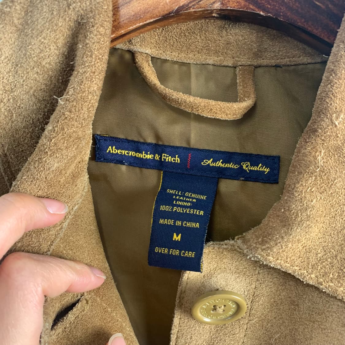 아베크롬비 브라운 스웨이드 트러커 자켓 상품이미지5