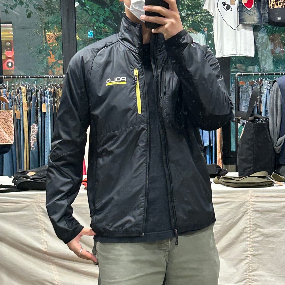 L) 폴로 스포츠 블랙 바람막이 자켓 상품이미지10