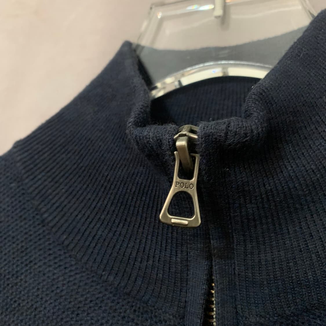 M 폴로랄프로렌 피마코튼 쿼터 하프 반집업 니트 상품이미지4