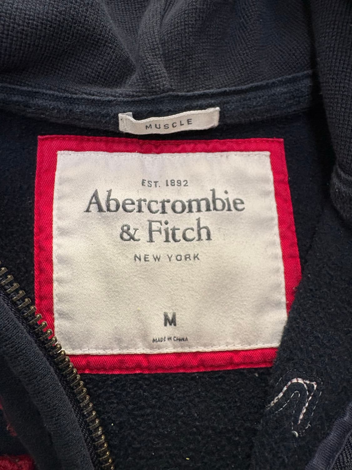 아베크롬비 후드집업 네이비 m 상품이미지2