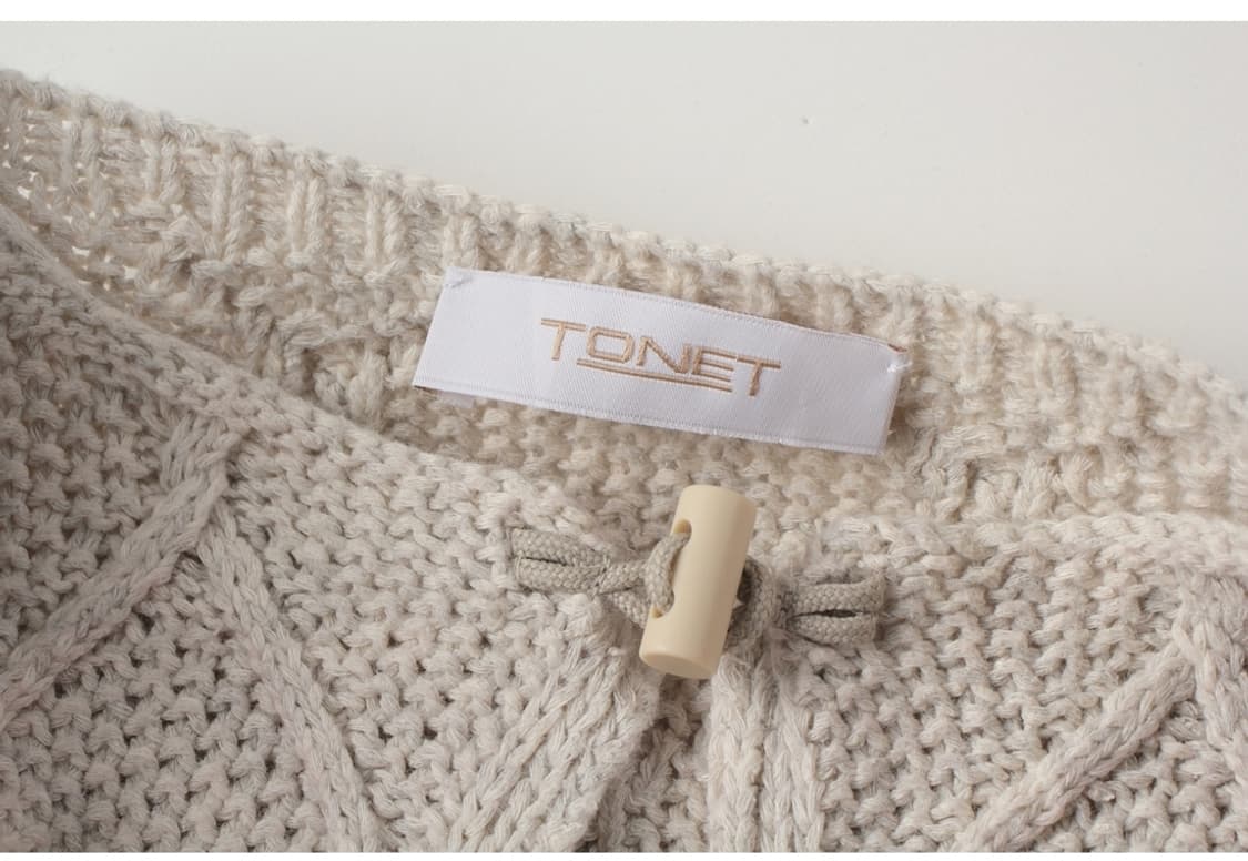 TONET 이태리 토글 버튼 코튼 니트 가디건 상품이미지6