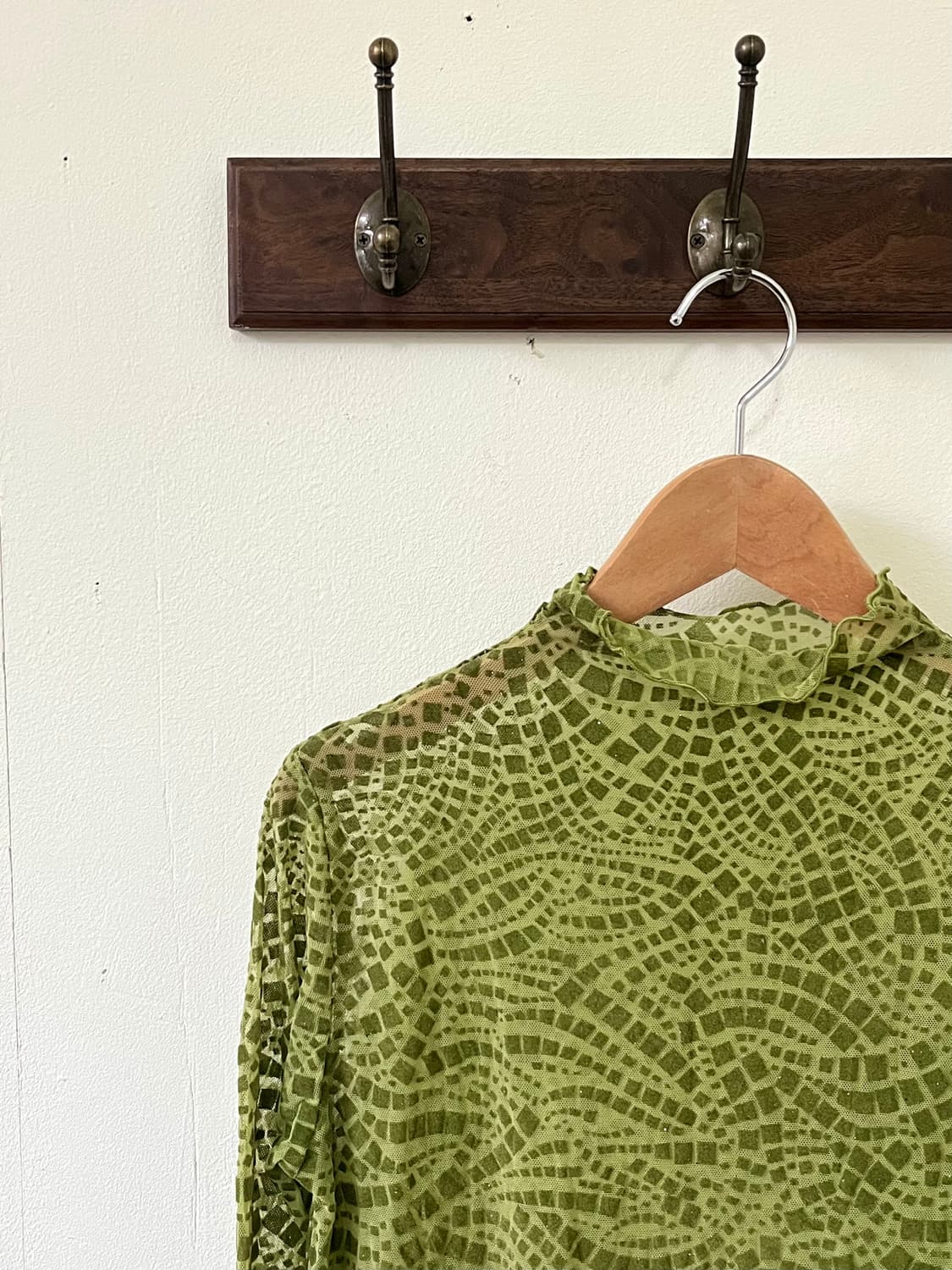 japan vtg 크로커다일 시스루 터틀넥 상품이미지2