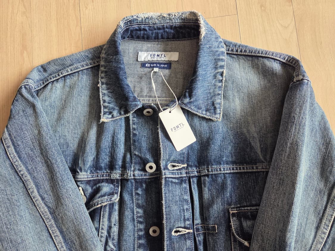 FDMTL 데님 자켓 3YR 워시 인디고 자켓 인디고 105 새상품 상품이미지3