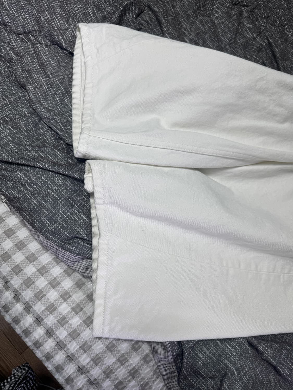 (0사이즈)노운 와이드 커브드 데님 팬츠 상품이미지3