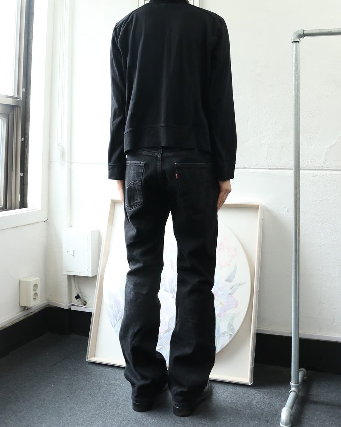 리바이스 흑청 부츠컷 517 데님 팬츠 상품이미지2