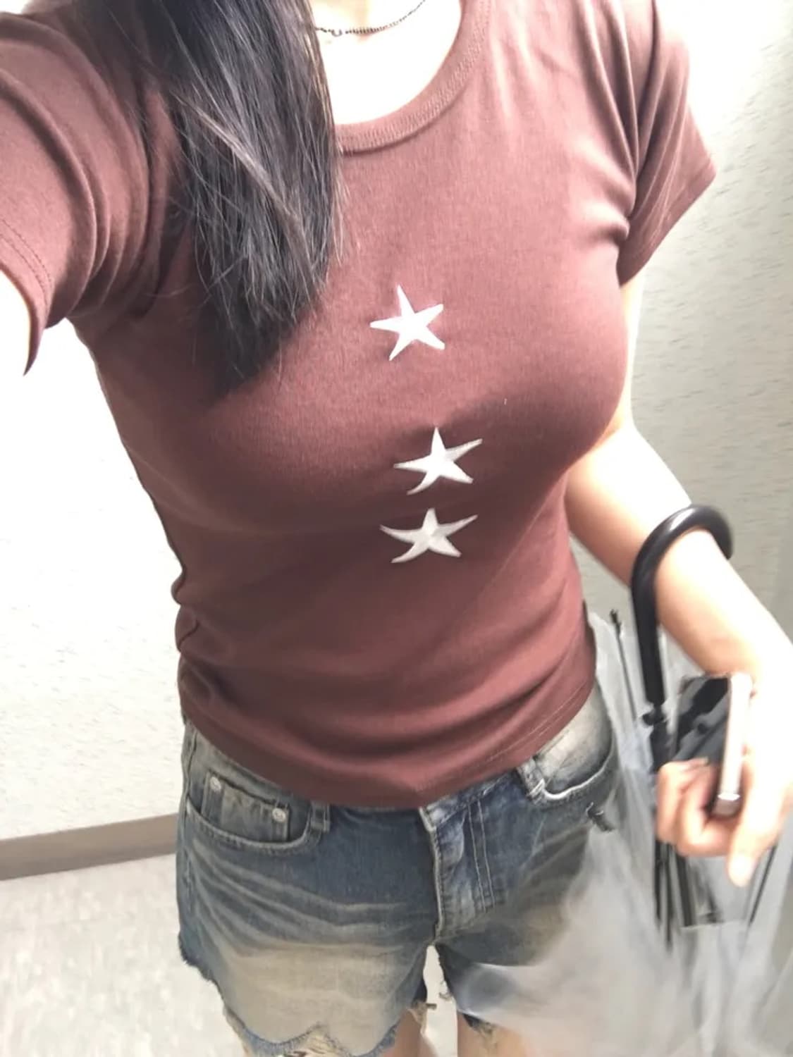 빈티지 별 반팔티 상품이미지2