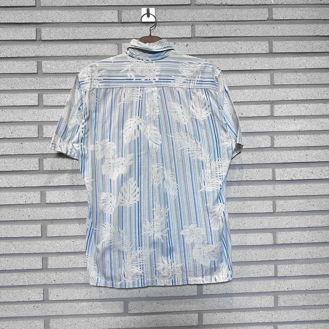JPN VINTAGE 하와이안 셔츠 플라워 프린팅 디테일 상품이미지2
