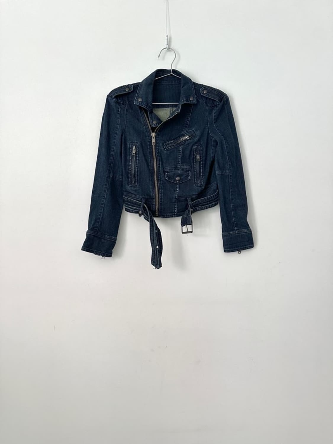 Raw y2k denim jacket / indigo blue 상품이미지1
