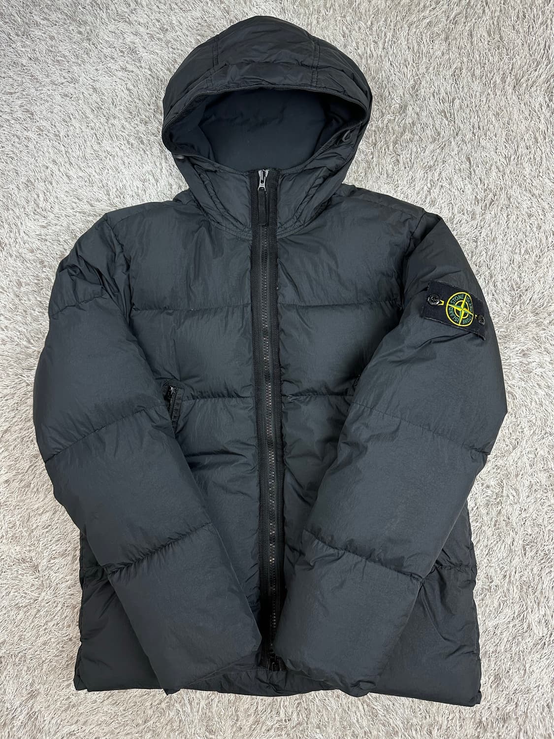 [L] 백화점판 정품 스톤아일랜드 21FW 크링클랩스 후드 패딩 상품이미지2