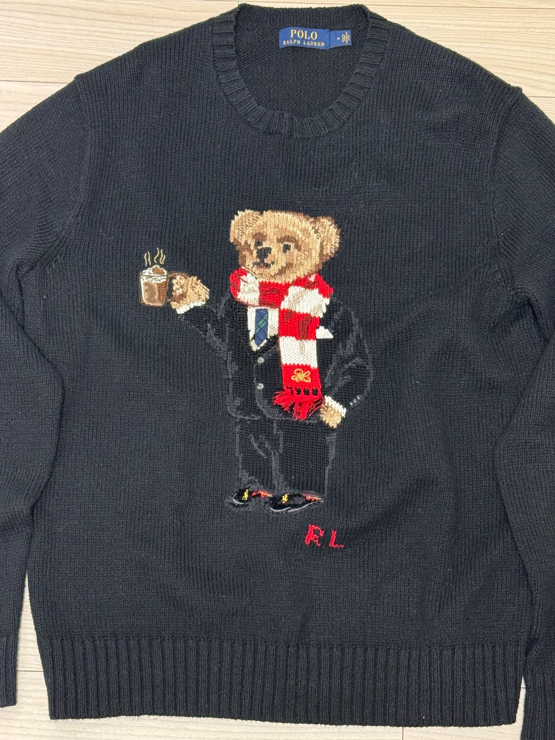 폴로 코코아 베어 니트 M 상품이미지1
