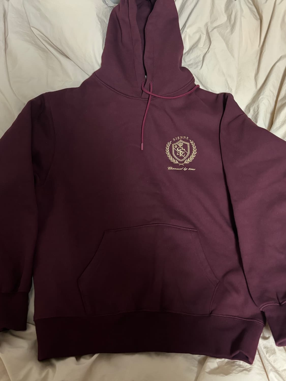 시엔느 자수 후드 티셔츠 상품이미지2