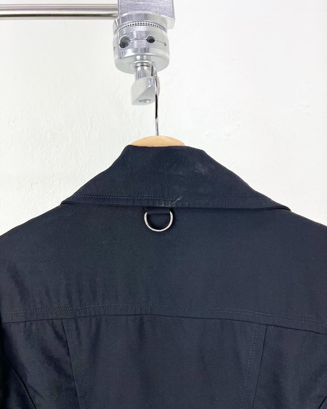 버버리 블랙 엘라스텐 포켓 봄버 자켓  상품이미지6