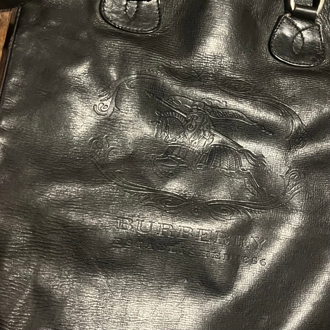 07FW BURBERRY LEATHER TOTE BAG 상품이미지2