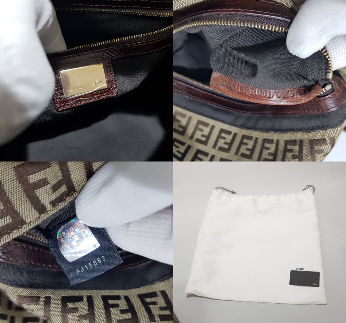 펜디 주카 FF 로고 핑크체인 맘마백 바게트백 상품이미지10