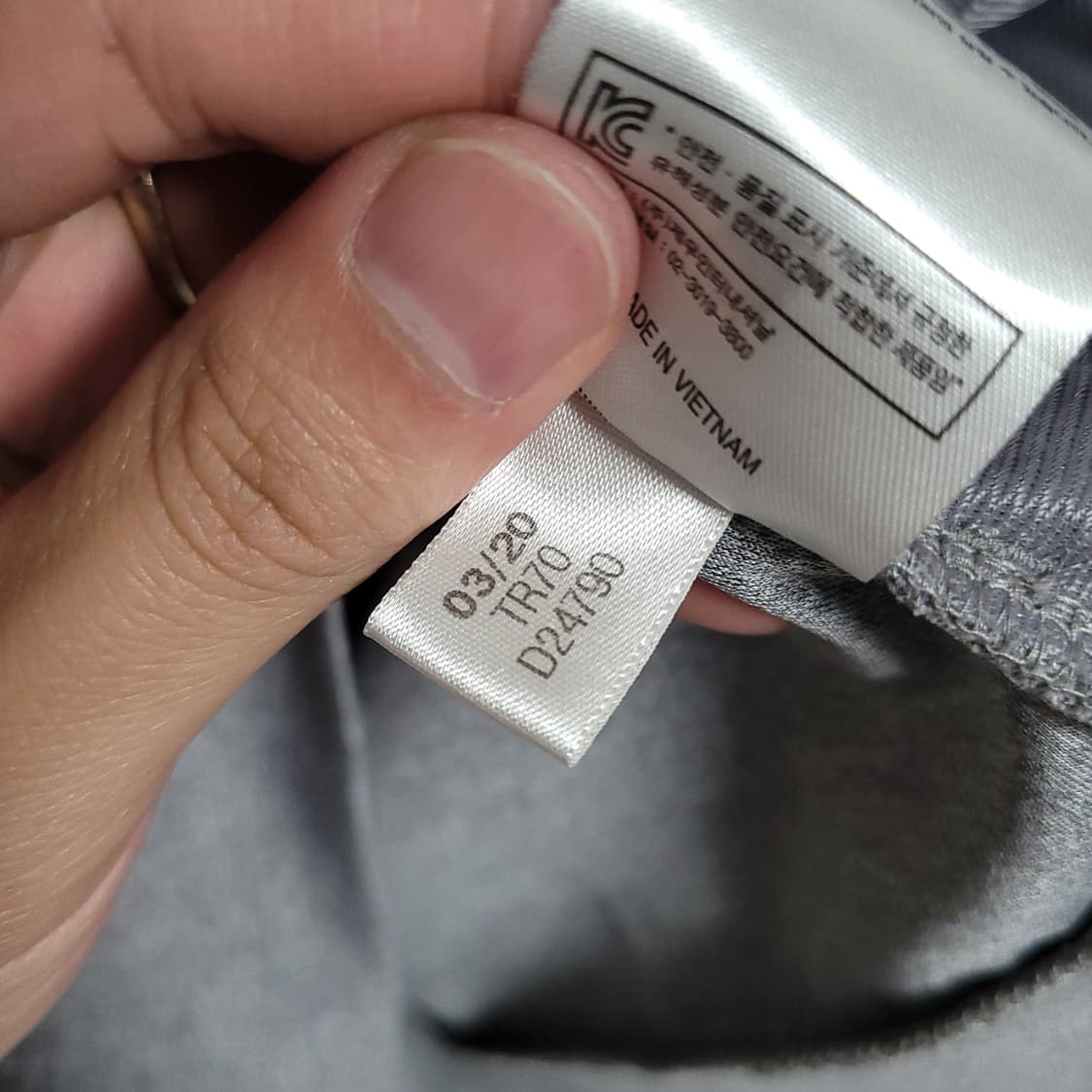 (XL) ADIDAS 아디다스 그레이 후드 집업 상품이미지5