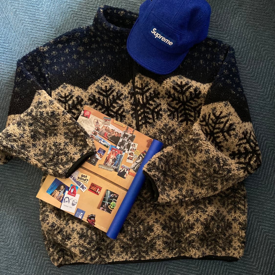 VINTAGE 빈티지 플리스 뽀글이 후리스 집업 짚업 상품이미지3