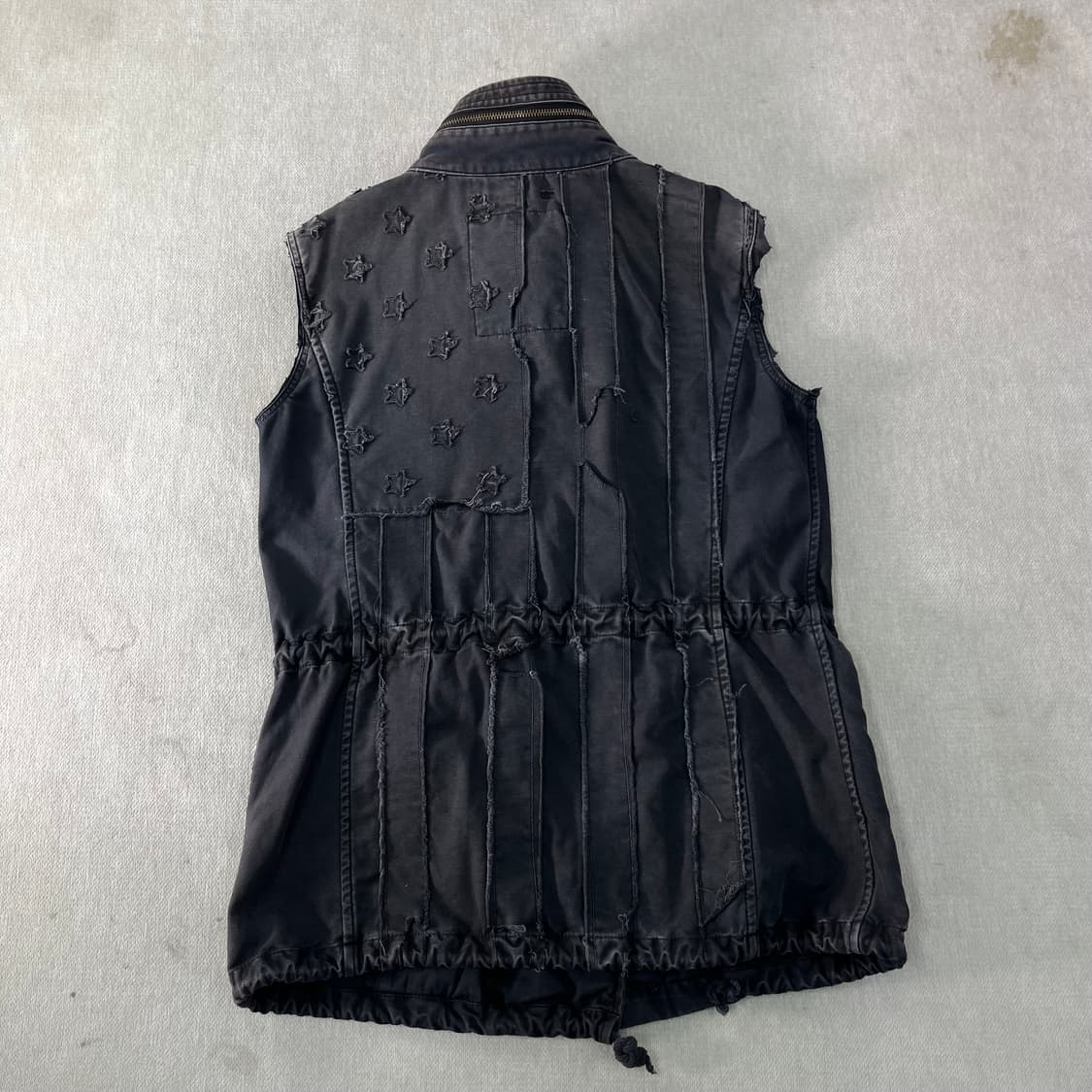 95 폴로랄프로렌 데님앤서플라이 성조기 야상 조끼 자켓 상품이미지2