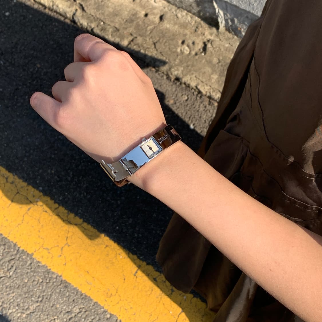 장 폴 고티에 메탈 크로스 팔찌 시계 상품이미지8