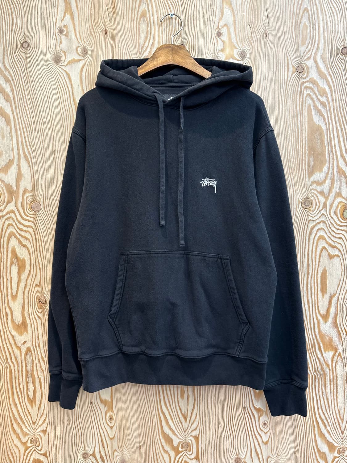 스투시 베이직 로고 후드티 상품이미지1