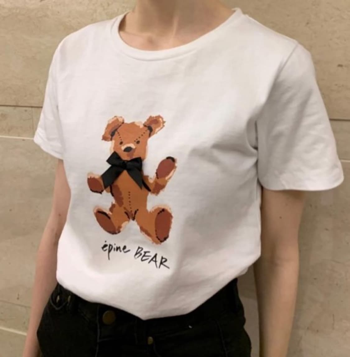 에피누 곰돌이 티셔츠 상품이미지1