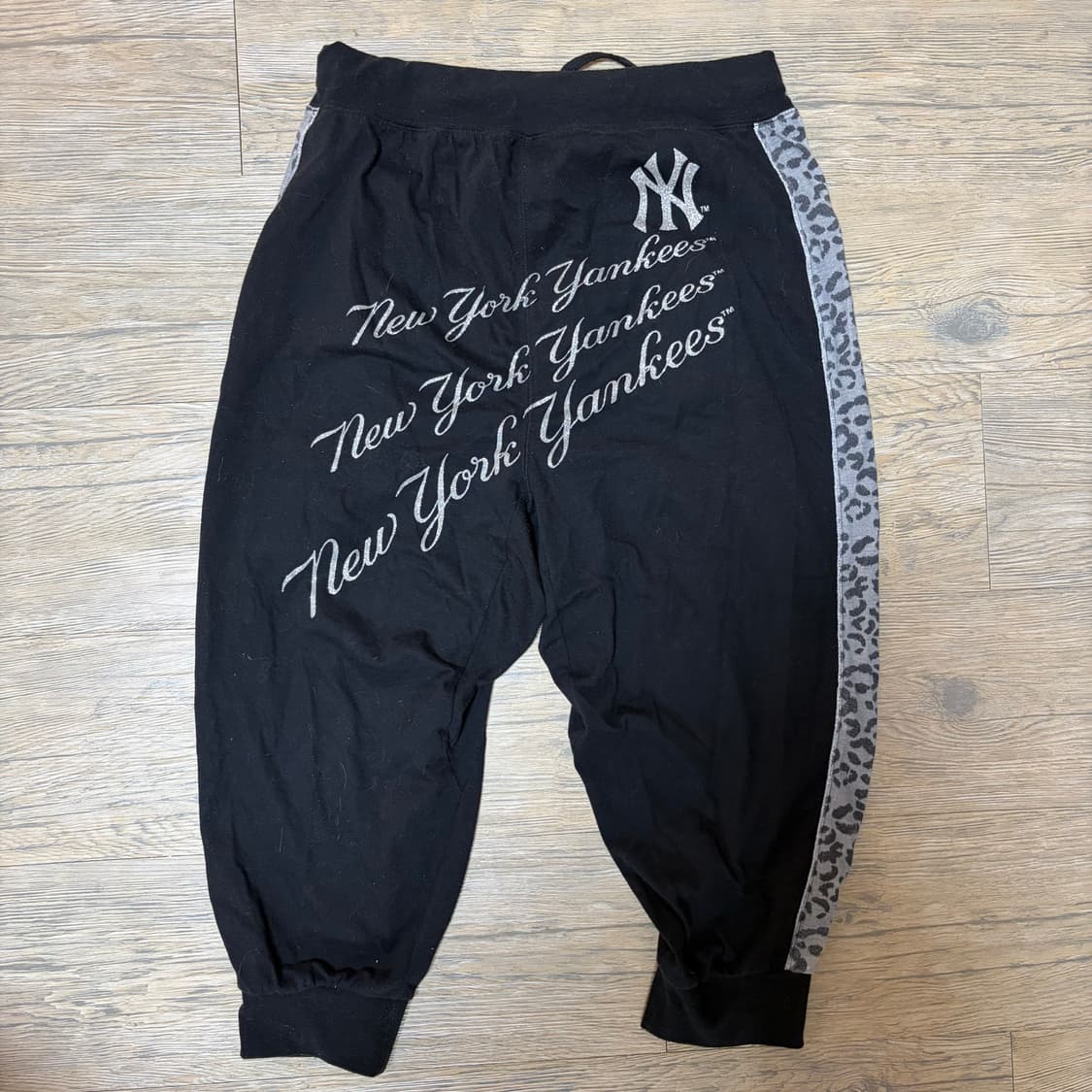 호피 레오파드 사이드 트레이닝 츄리닝 갸루 펑크 조거팬츠 상품이미지2