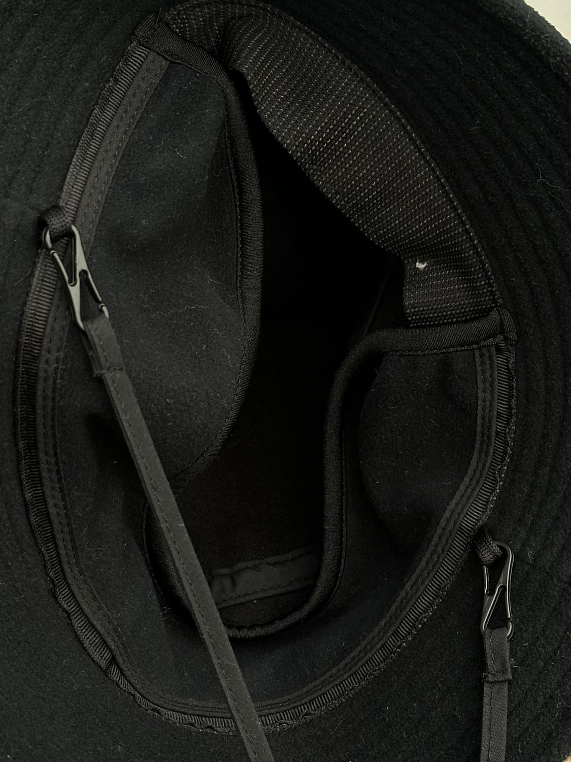 [S-M] 밀레 로고 플리스 버킷햇 모자 상품이미지5