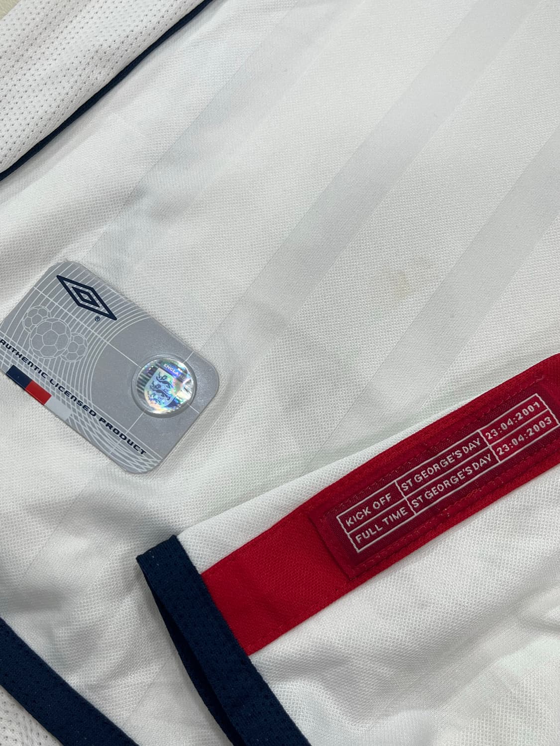 엄브로 01-03 잉글랜드 홈 데이비드 베컴 상품이미지7