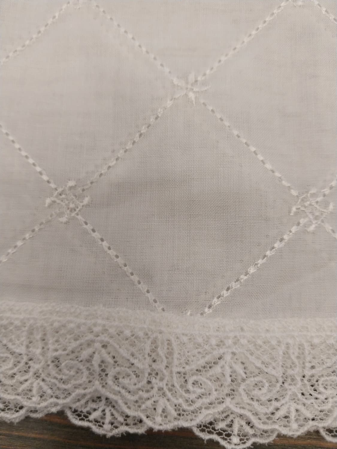 셀린느마차자수레이스손수건(새상품) 상품이미지5