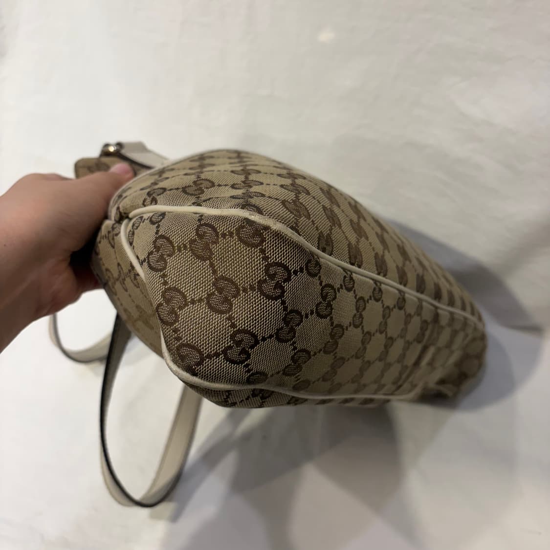 구찌 GG로고 캔버스 호보 숄더백 토트백 가방 상품이미지6