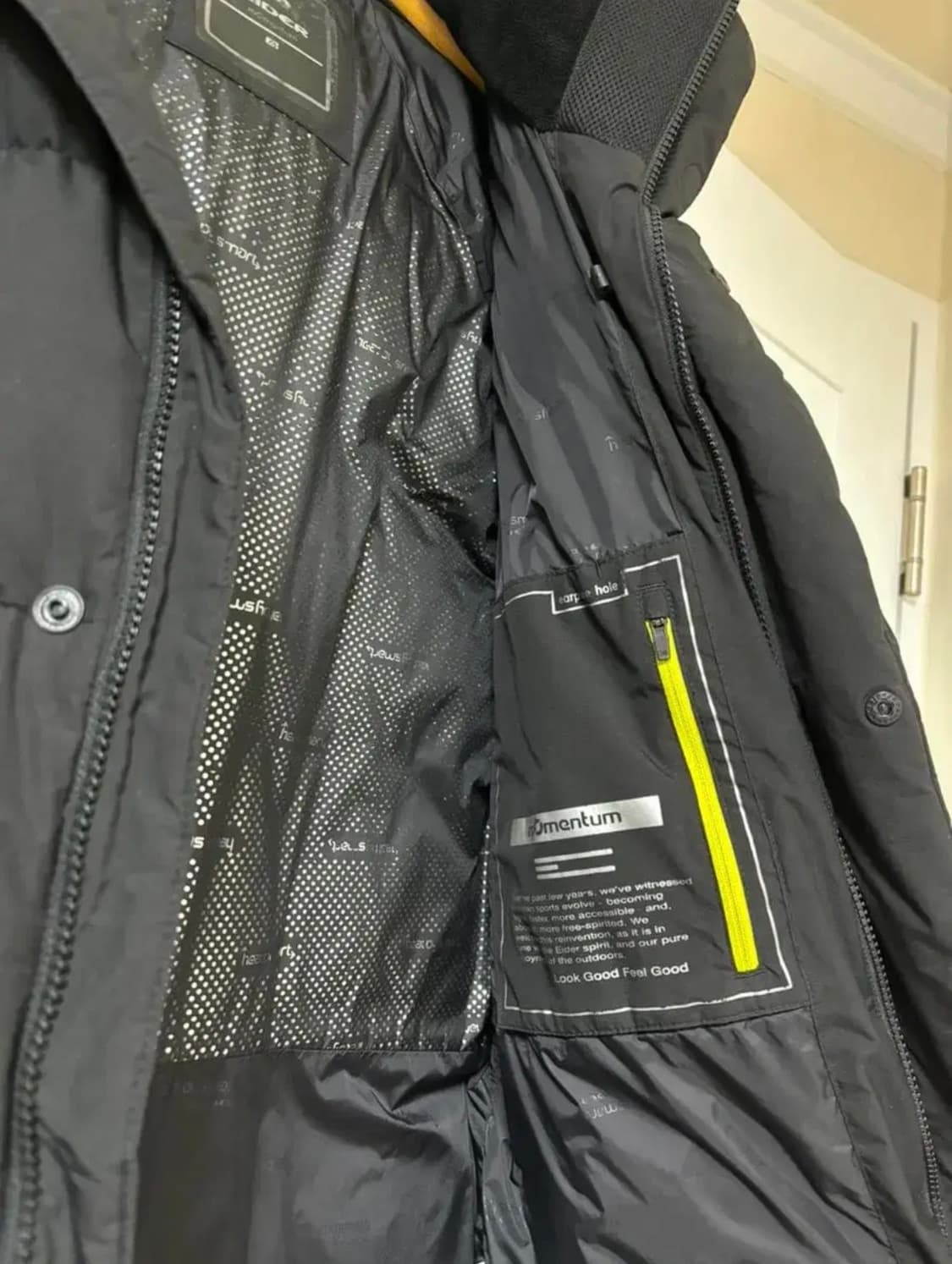 아이더 블랙 롱패딩 상품이미지2