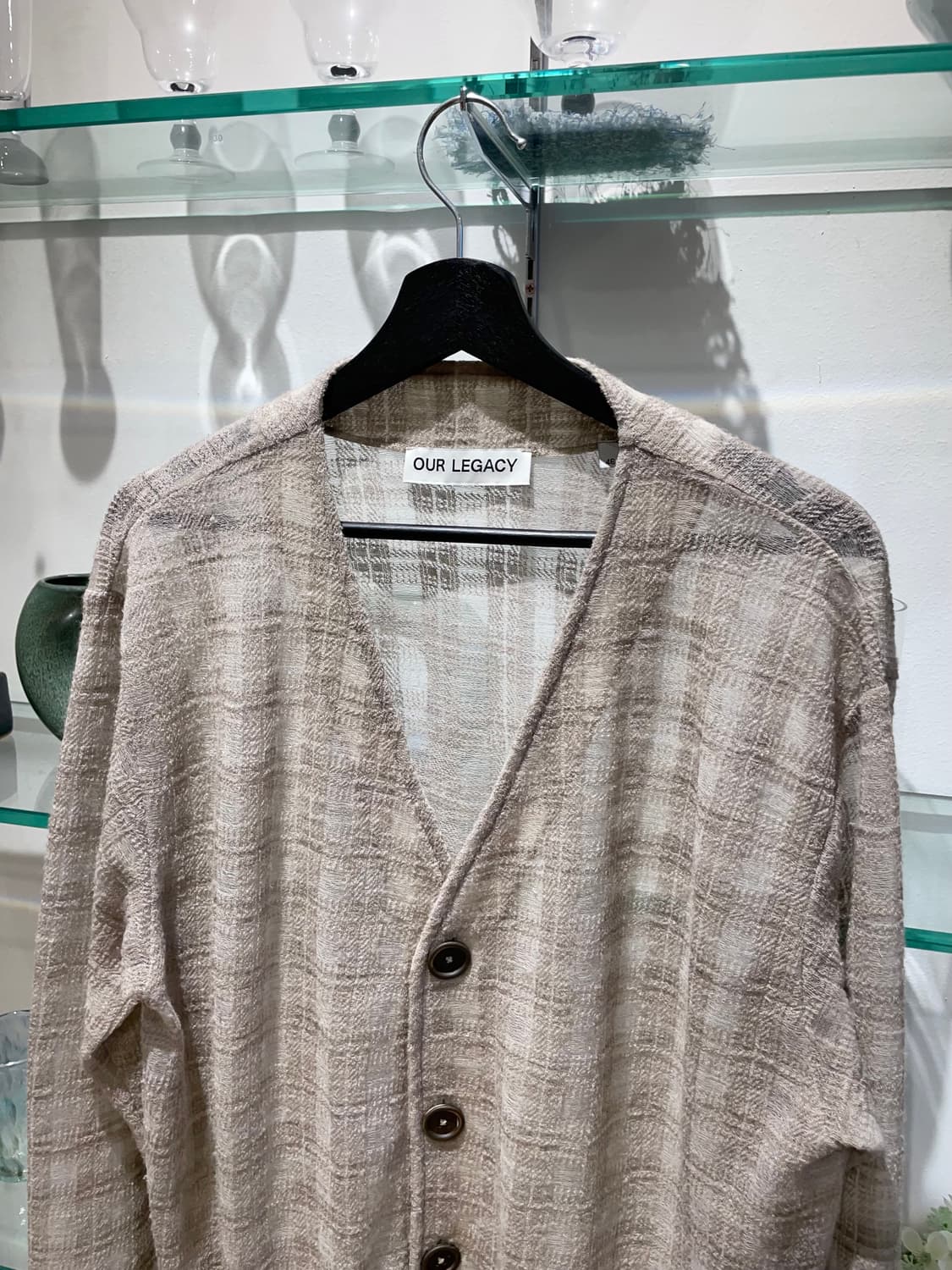 아워레가시 disintegration check cardigan 상품이미지3