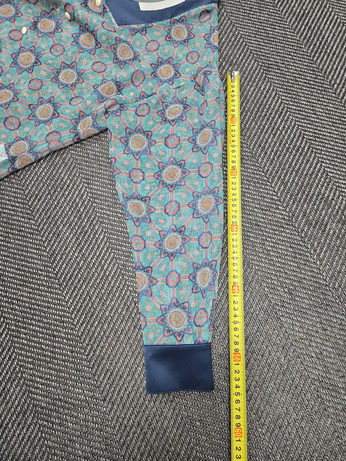 리슬 생활한복 시스루 강릉김씨 민트 블라우스 상품이미지8