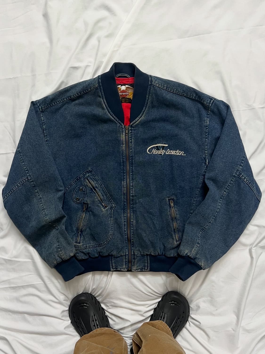 할리데이비슨 데님 블루종 자켓 상품이미지2
