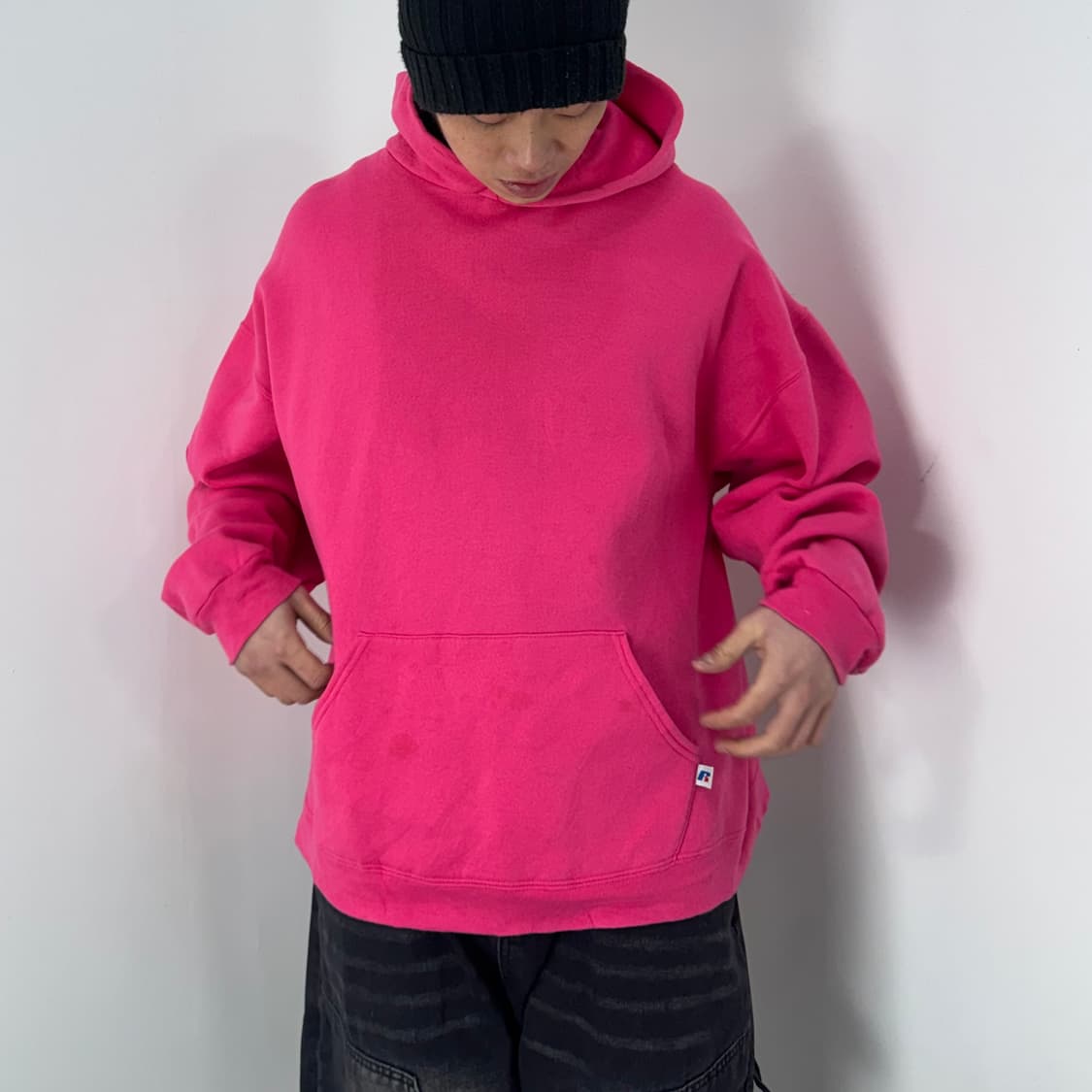 90’s🇺🇸 Russell Athletic Blank Hoodie 상품이미지3