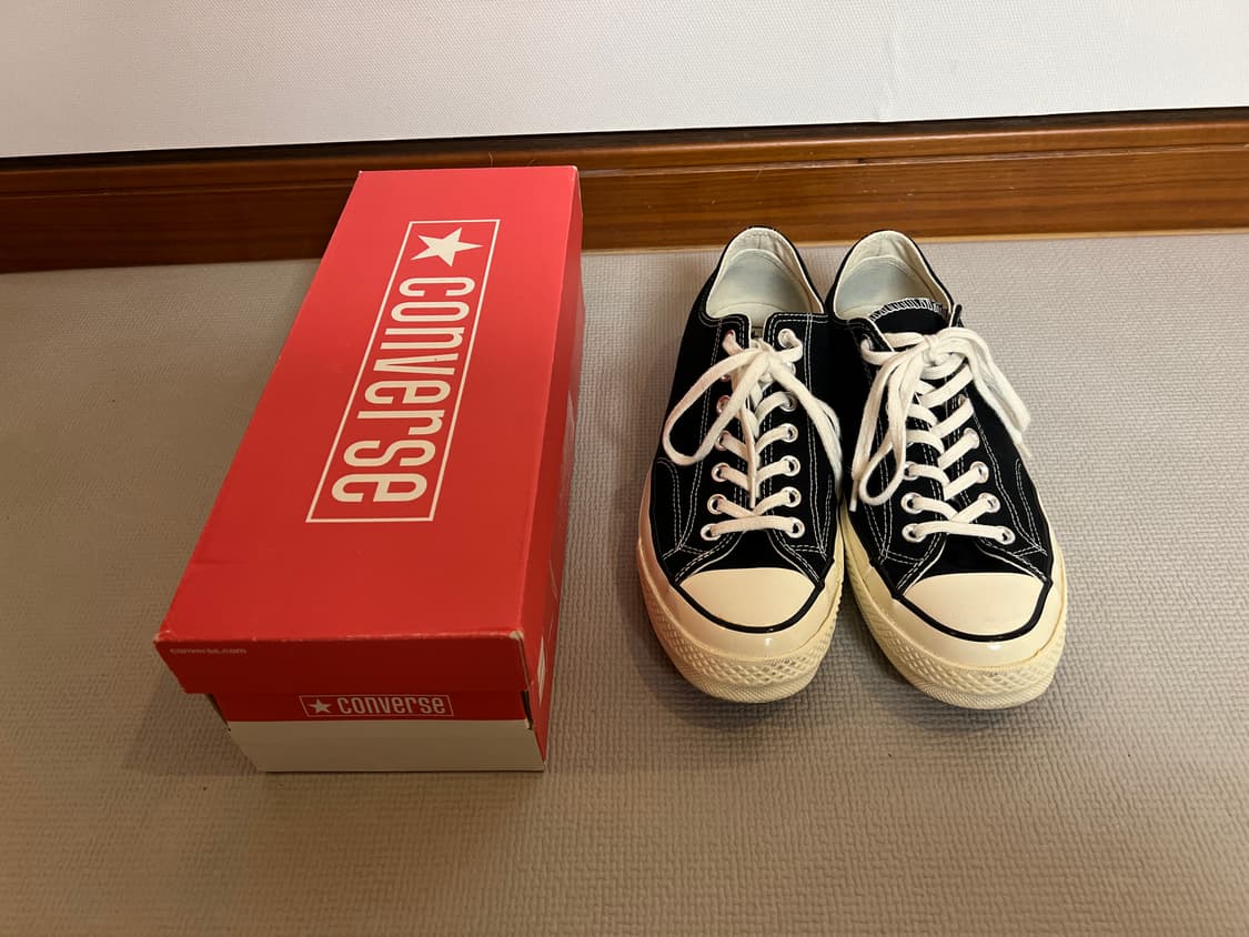 무료배송 - 컨버스 척테일러 1970s 캔버스 로우(블랙) 270 상품이미지2