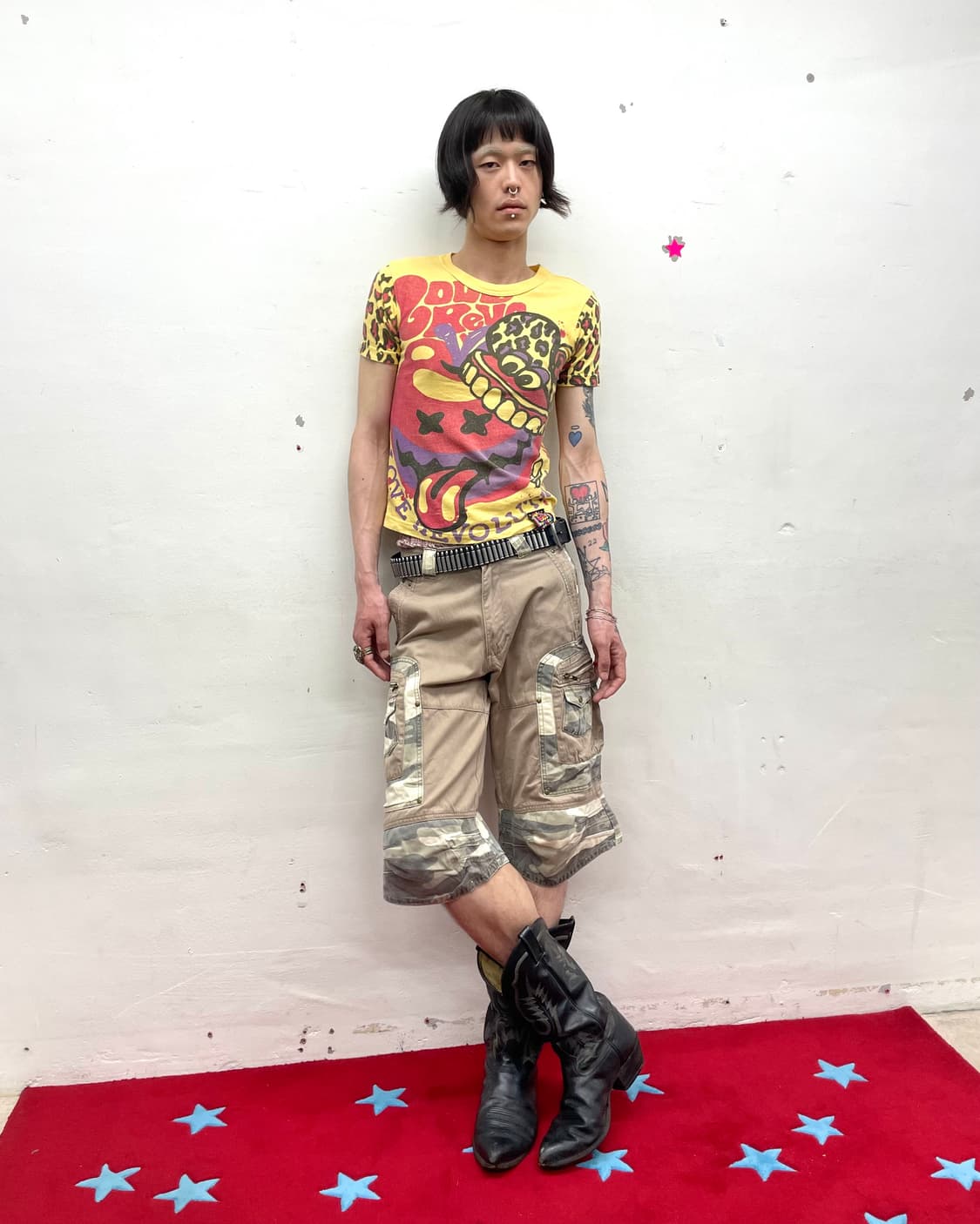 Leopard Apple Devil Yellow T-shirt 상품이미지6