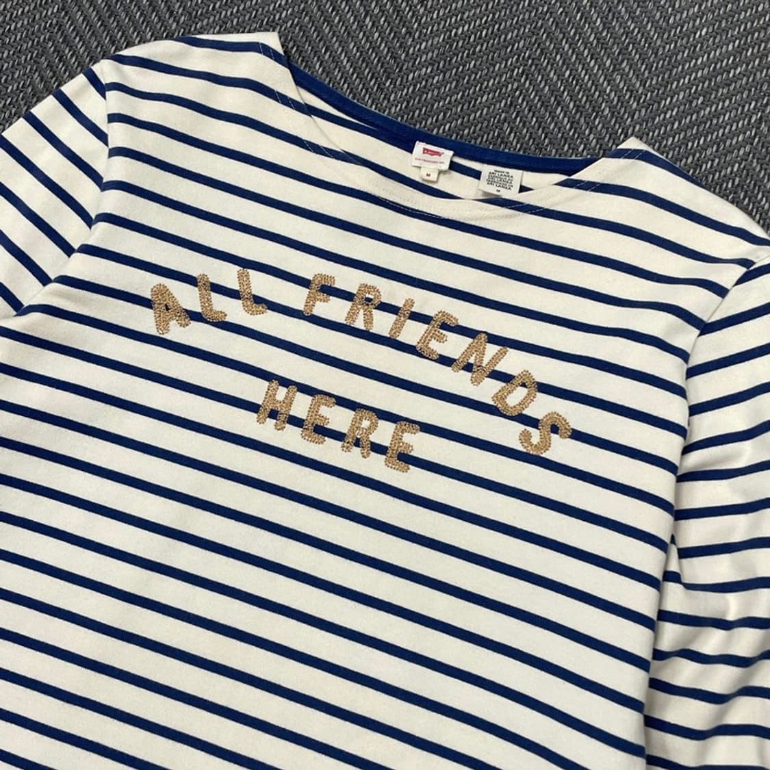 리바이스 스트라이프 자수 롱슬리브 v0302 상품이미지3