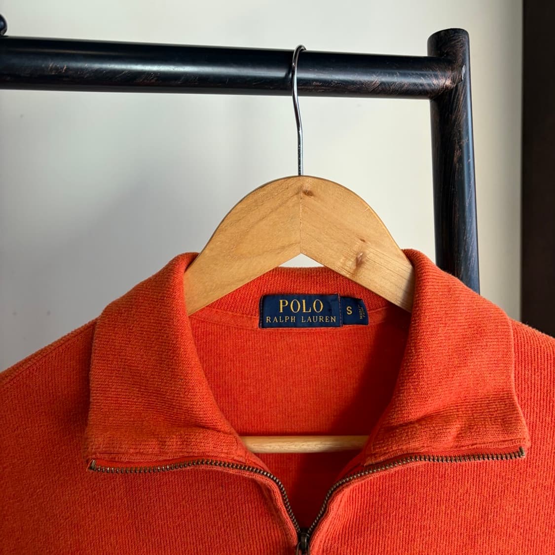 15288 - 폴로 랄프로렌 오렌지 반집업 니트 상품이미지5