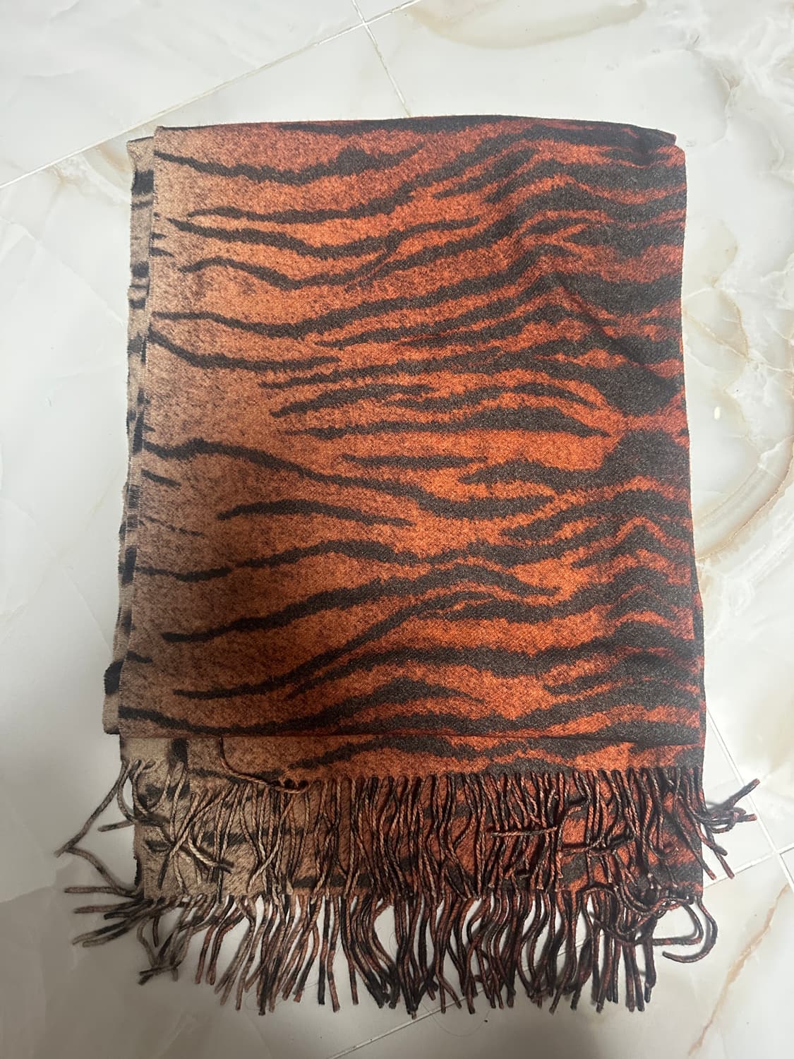 멀버리 호피 머플러 (새제품) 상품이미지1