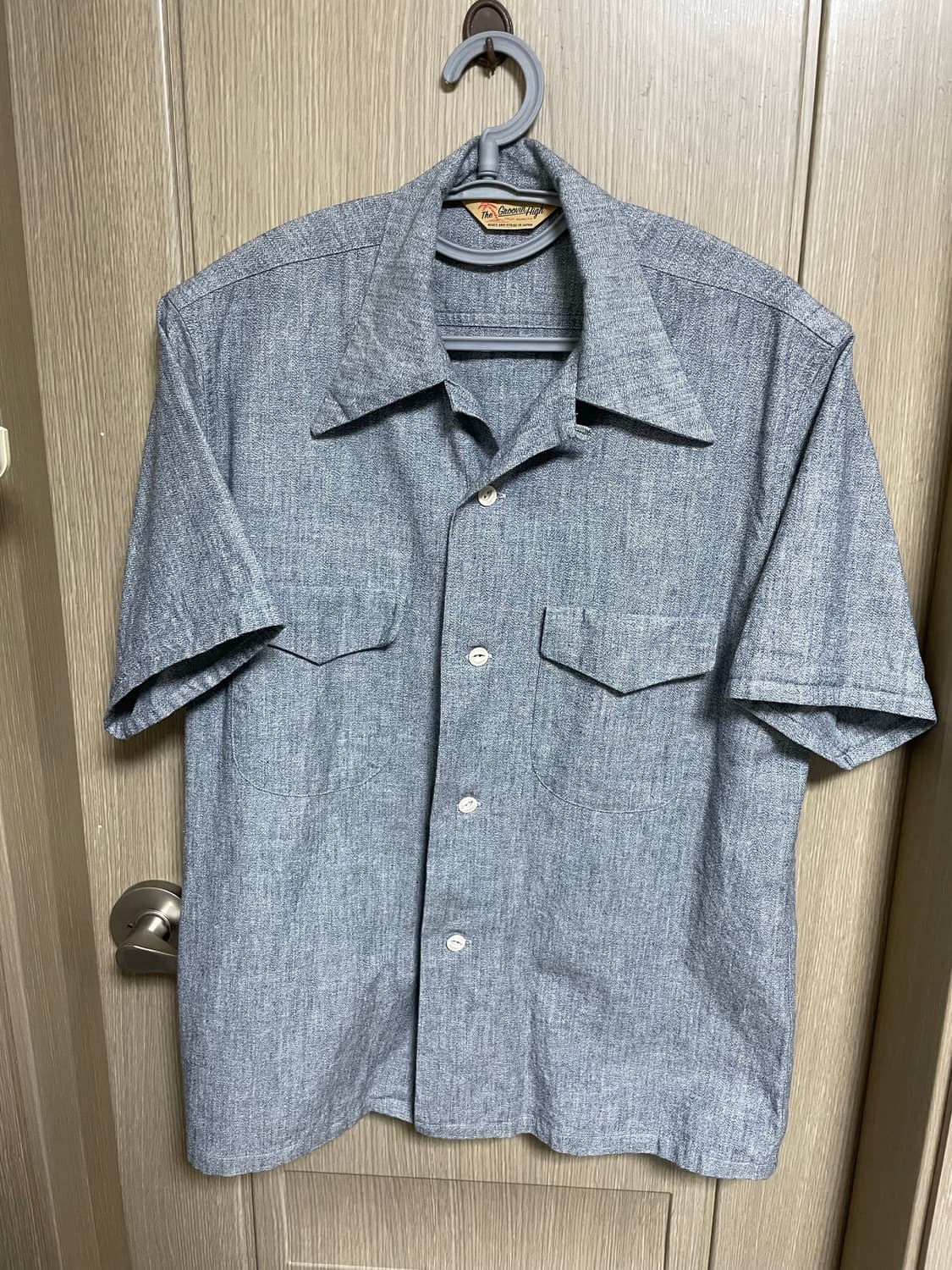 그루빈하이 1940s 샴브레이 S/S Shirt 상품이미지2