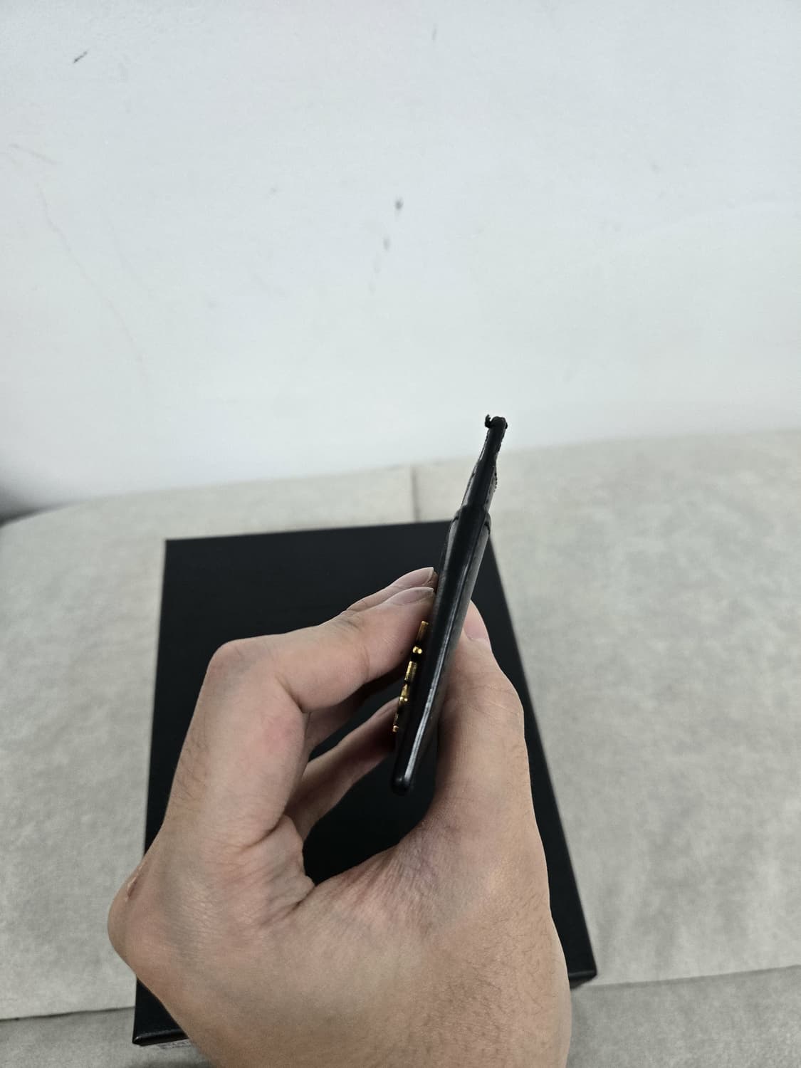 [보증서 정품]입생로랑 미니로고 카드지갑 상품이미지4