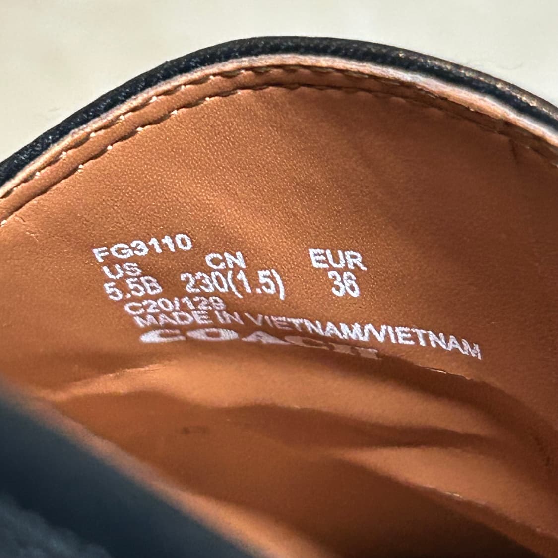 230) 코치 리얼레더 헤일리 로퍼 플랫슈즈 구두 상품이미지8