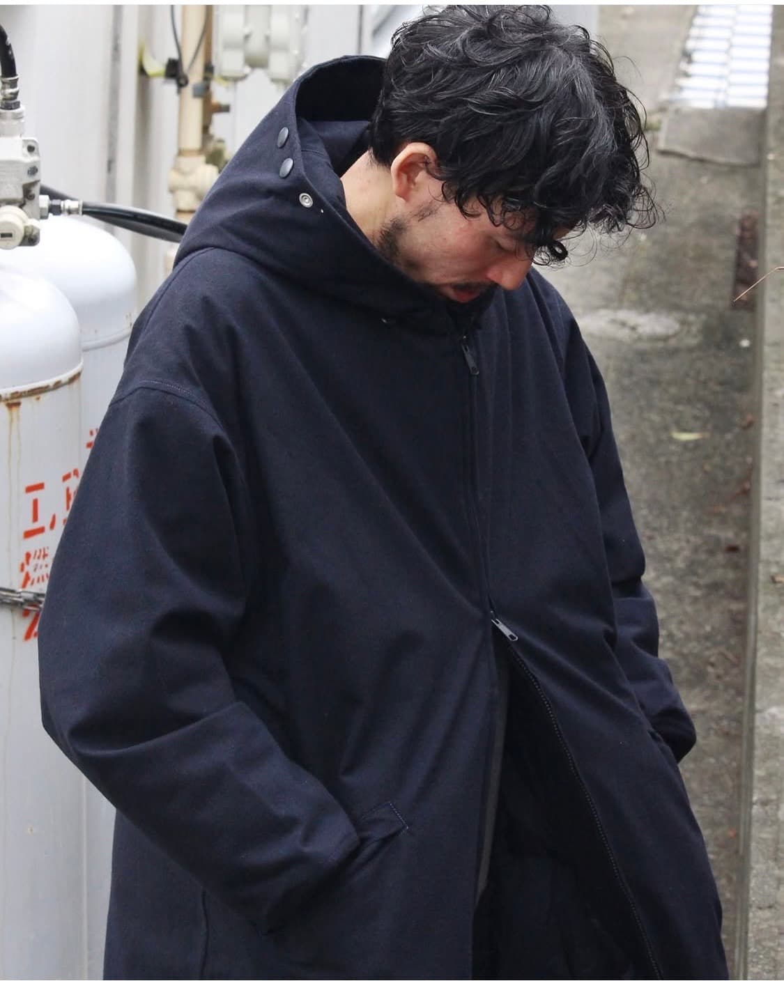 나나미카 울 고어텍스 다운 코트 L 상품이미지1