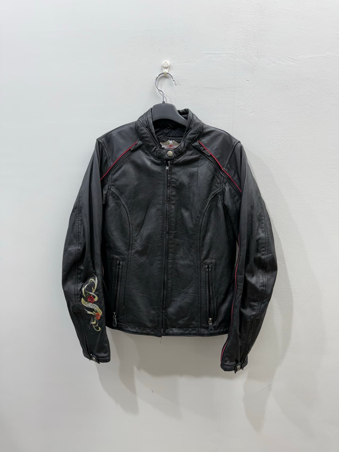 할리 데이비슨 레더 바이커 투웨이 자켓 상품이미지10