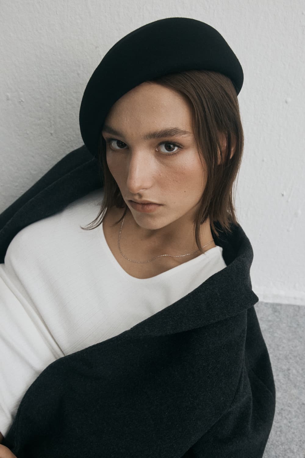 🖤 SHINJEO 울 드레이핑 베레 / 베레모 상품이미지3