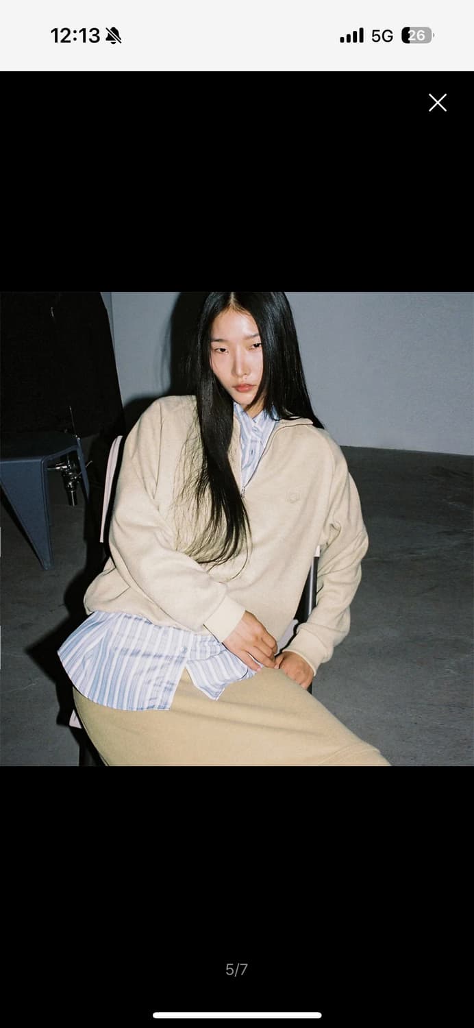 999휴머니티 하프집업 니트 상품이미지5