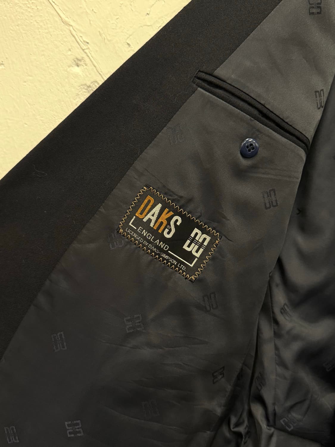 90s DAKS England Double-Breasted gold-to 상품이미지8