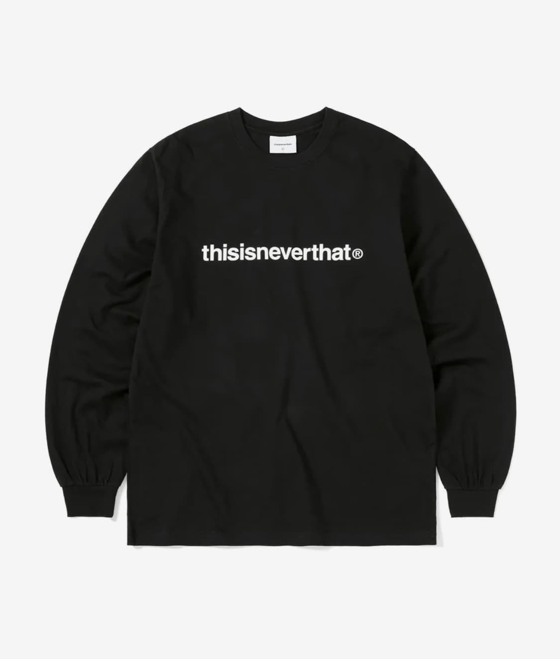 디스이즈네버댓 T-Logo L/S Tee Black 롱슬리브 상품이미지1